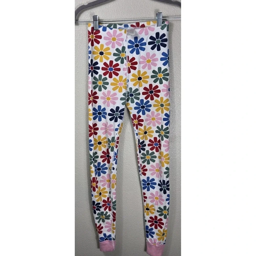 Hanna Andersson Organic Cotton Pajama Set‎ Girls US 12 150 Floral Daisy Pink